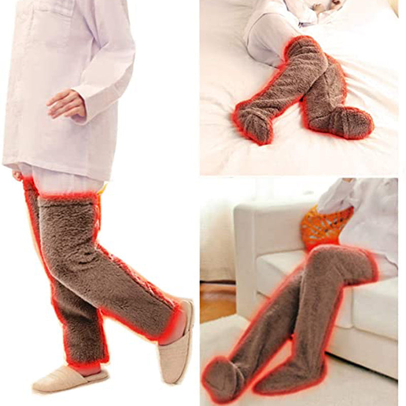Over-Knee Fuzzy Winter Socks – Warm & Cozy Cold-Proof Stockings