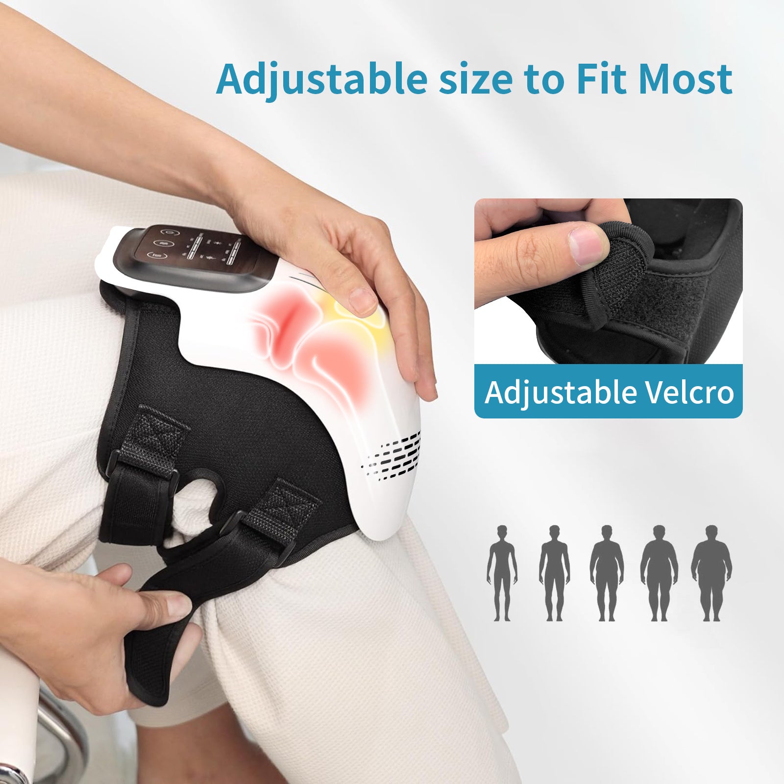 Smart Electric Knee Massager – Heating, Kneading & Pain Relief
