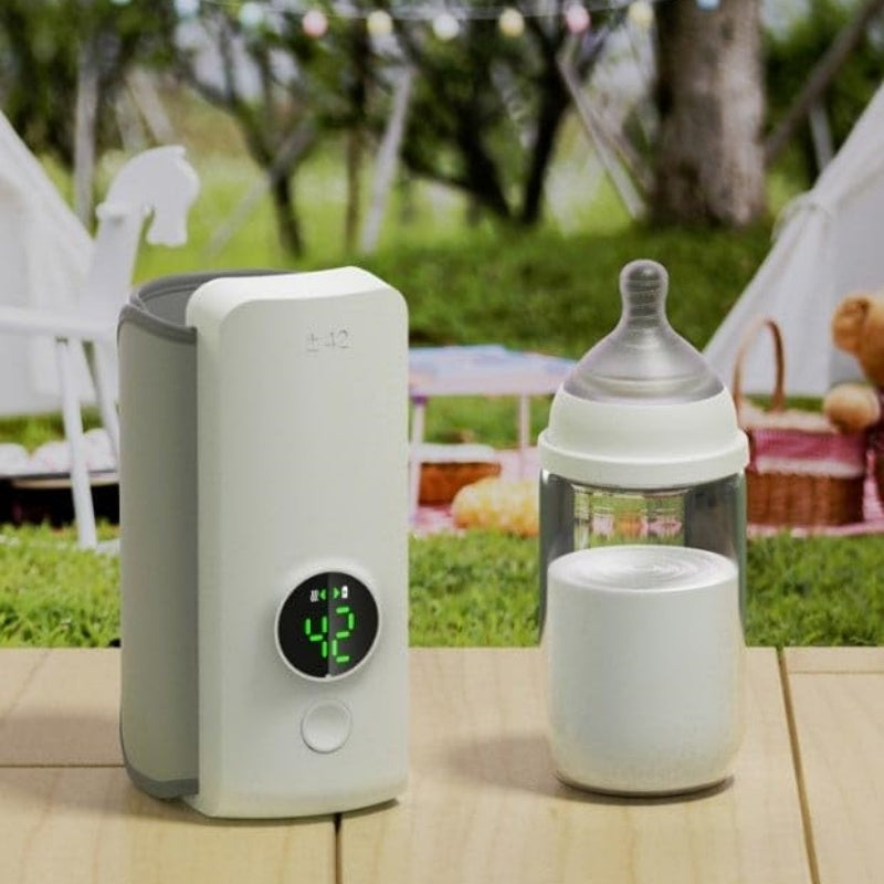 Portable USB Baby Bottle Warmer – Rechargeable Milk Heating & Insulation Bag