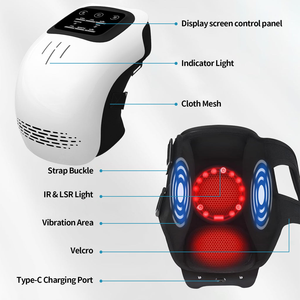 Smart Electric Knee Massager – Heating, Kneading & Pain Relief