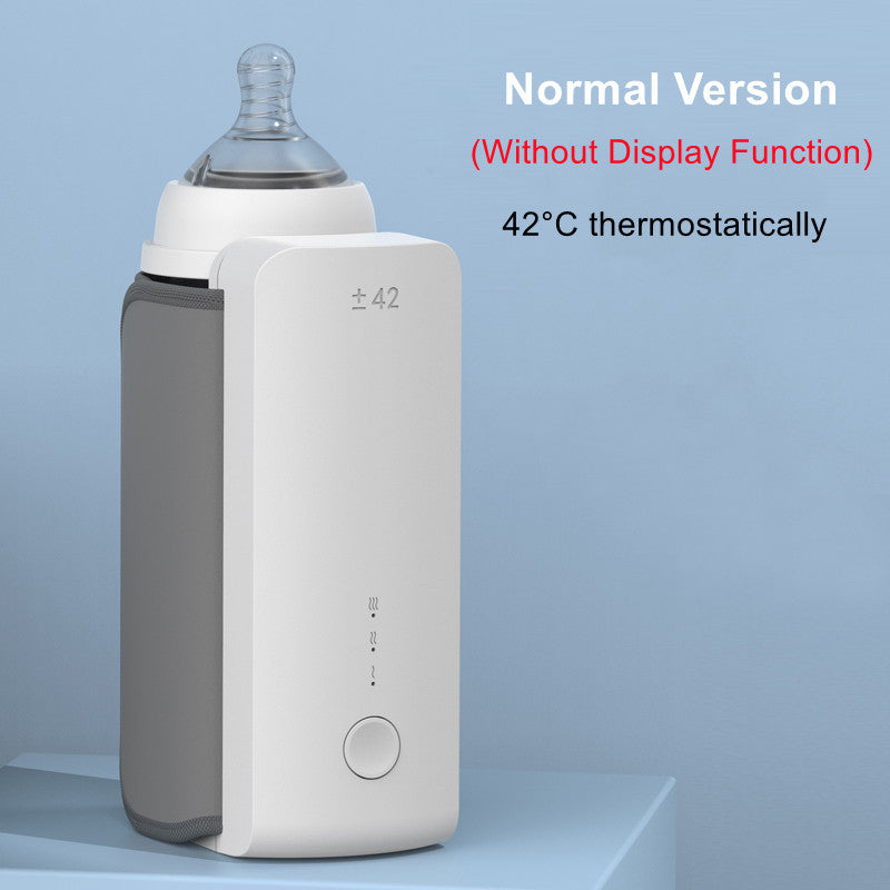 Portable USB Baby Bottle Warmer – Rechargeable Milk Heating & Insulation Bag