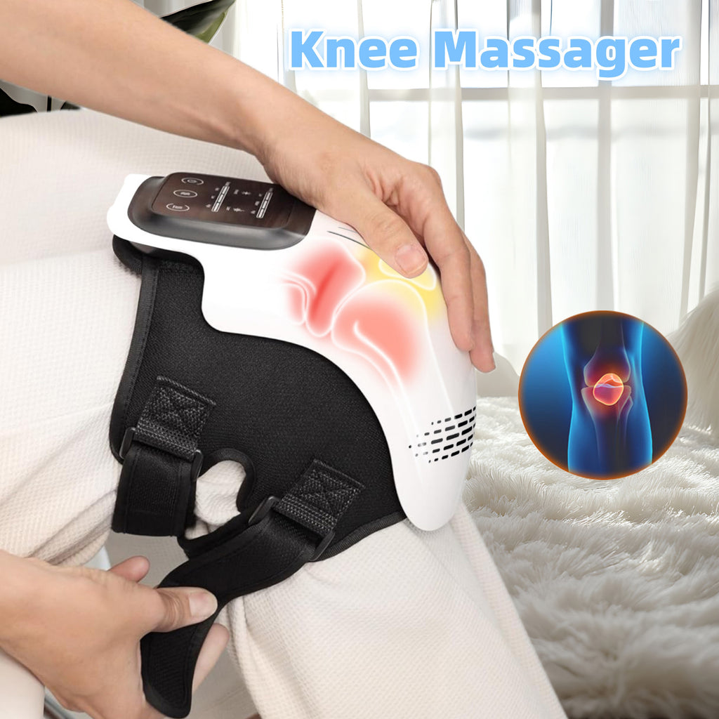 Smart Electric Knee Massager – Heating, Kneading & Pain Relief
