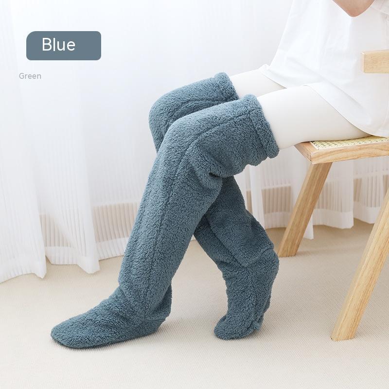 Over-Knee Fuzzy Winter Socks – Warm & Cozy Cold-Proof Stockings