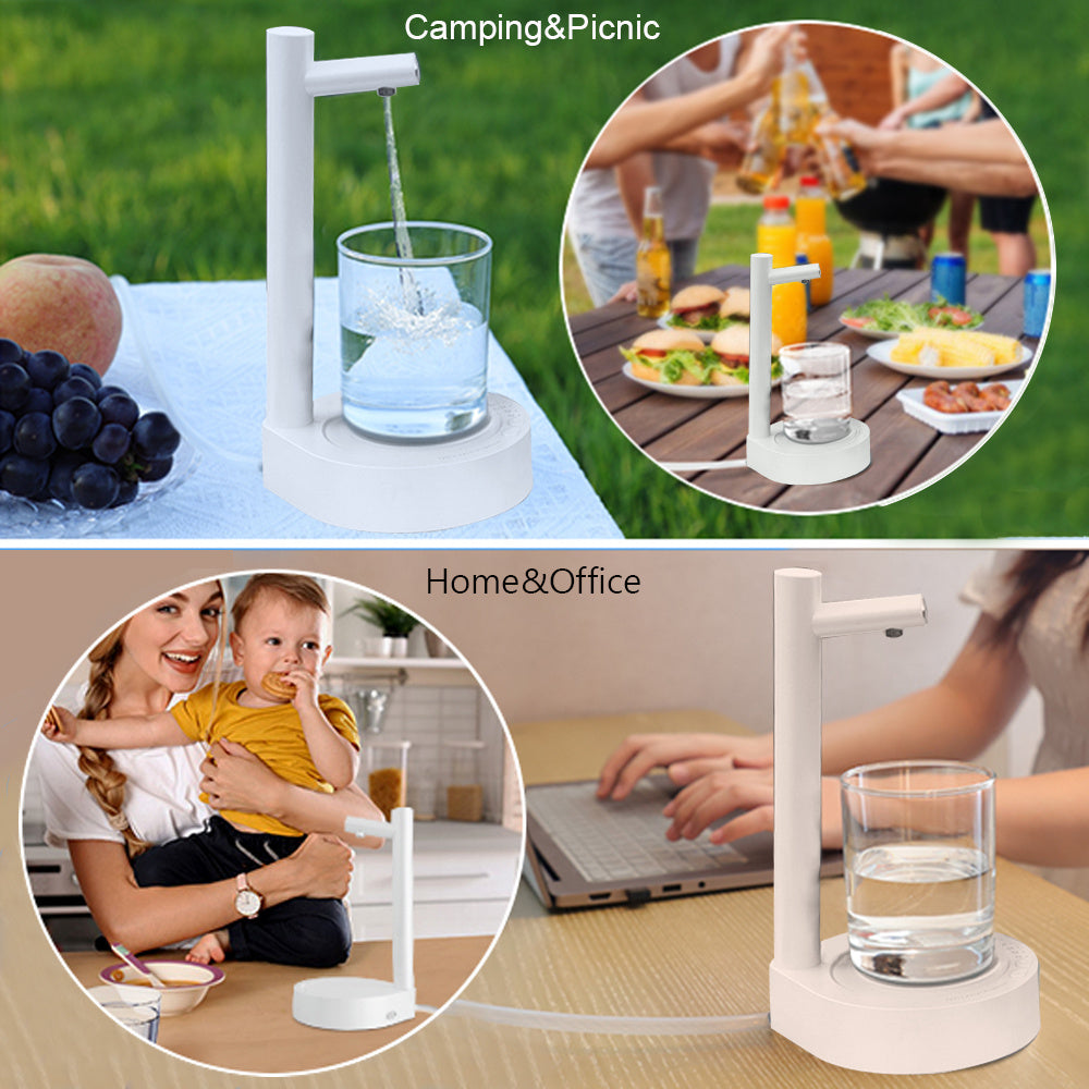 Electric Water Dispenser – Rechargeable Automatic Bottle Pump for Desk