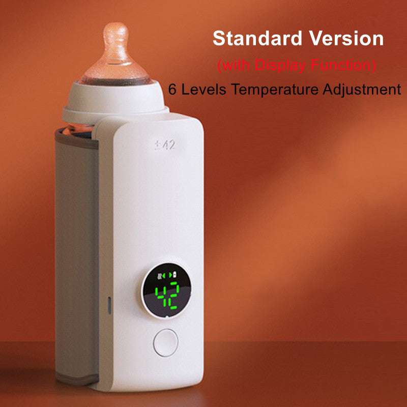 Portable USB Baby Bottle Warmer – Rechargeable Milk Heating & Insulation Bag
